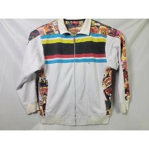 1928 Disney Parks Mickey Mouse Retro Comic Book Track Jacket Mens 2XL